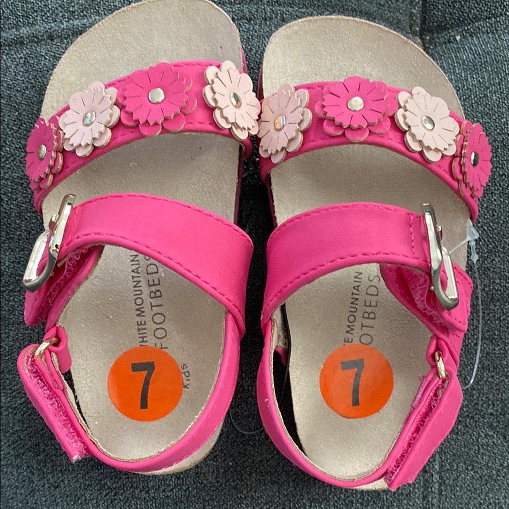 White Mountain Kids Pink Sandals
